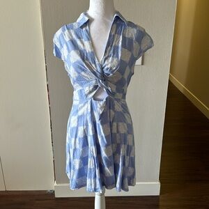 Urban Outfitters Blue Dress with peep hole size M